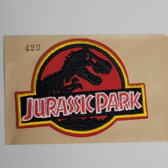 Iron On Patch Jurassic Park, 4" - Picture 7 of 7